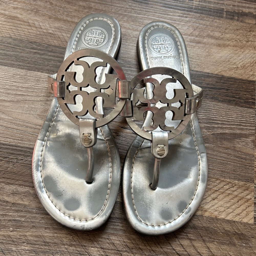 Silver story Burch sandals